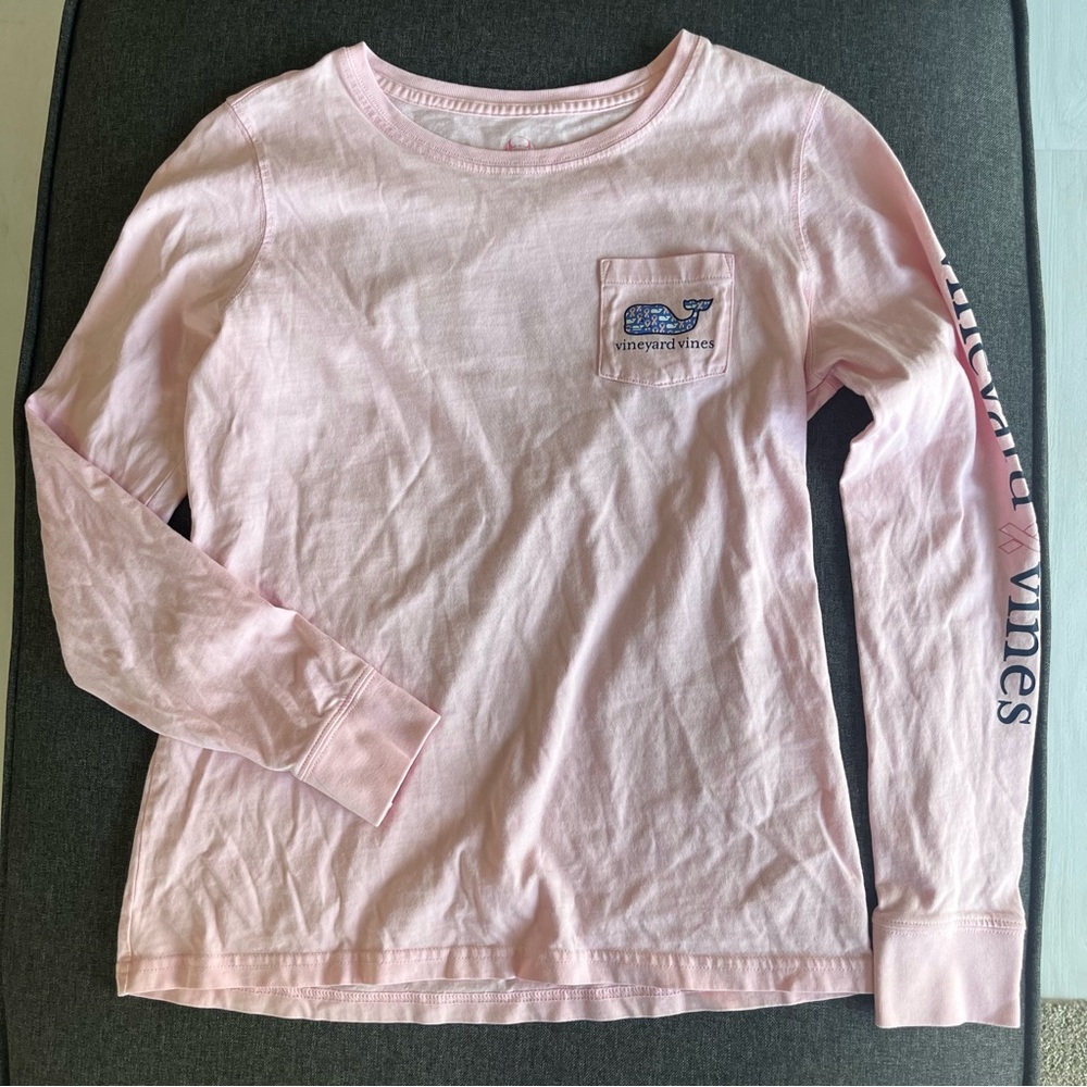 Vineyard Vines Pink Long Sleeve Shirt
